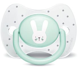 Suavinex Prem Phy Soother S 0/6 Rabbit Gr