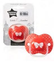 Close to nature 6-18 months  LONDON soother (girl)