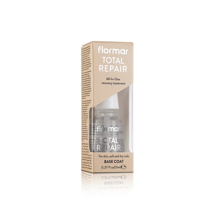 Flormar Total Repair Base Coat for Thin, Soft & Dry Nail Treatment 11ml